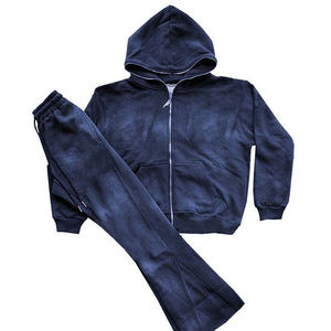 Nuevo conjunto deportivo para hombre, 2 piezas, sudadera con capucha y pantalones con cordón, ropa deportiva para correr, ropa deportiva de otoño para hombre - Product Image 1