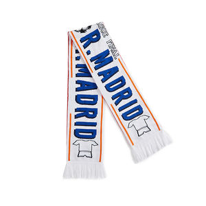 Écharpe de sport carrée unisexe personnalisée réversible en acrylique tricoté, coupe-vent, pour supporter de football, légère, jacquard, tricot d'hiver - Product Image 2