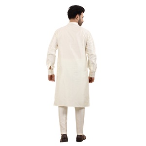 Shahi Vastra <b>Men's</b> Dupion <b>Silk</b> Wrinkle-Free Kurta Pajama Set for | Indian Ethnic Wear | Size 36-50 | Wholesale - Product Image 4
