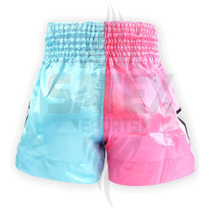 กางเกงมวยขาสั้นแฟชั่นสำหรับฝึกมวยไทยขาสั้นระบายอากาศได้ดีผ้า100% โพลีเอสเตอร์ - Product Image 3