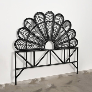 Tête de lit en rotin noir extra large, meilleure offre, têtes de lit en canne naturelle produites au Vietnam - Product Image 5