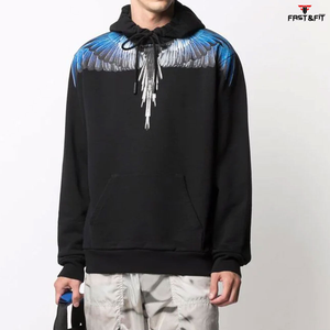 Sweat-shirts à capuche pour hommes de haute qualité, coupe classique, design personnalisé, impression numérique d'hiver, fabriqués au Pakistan - Product Image 2