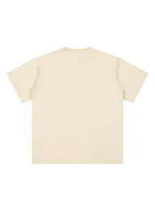 Camiseta Oversize de Algodón Esencial, Estilo Urbano Minimalista, Camiseta Lisa de Algodón Grueso, Camiseta Unisex de Corte Holgado - Product Image 2
