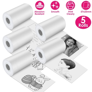 Portatile Mini stampante termica tasca senza fili ricaricabile stampante fotografica senza inchiostro per etichette note di studio - Product Image 2