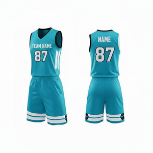 Uniformes de Baloncesto Personalizados OEM 2026 con MOQ Bajo, Conjunto Transpirable, Antihumedad y Antibacteriano para Equipos Deportivos - Product Image 1