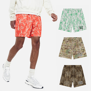 Pantalones Cortos de Malla Personalizados para Hombre, Estilo Urbano, 5 Pulgadas de Entrepierna, 100% Poliéster, Transpirables, de Secado Rápido, Ecológicos, con Cierre de Cordón, Venta al por Mayor - Product Image 6