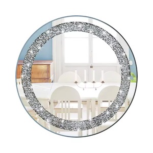 Round Crushed Diamond <b>Mosaic</b> Handmade Wall <b>Mirror</b> for Wedding & Diwali REHMAN CRAFT - Product Image 1