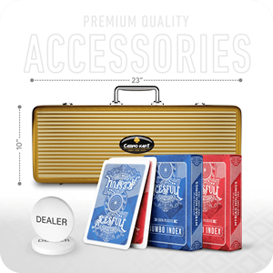 Jeu de jetons de poker en céramique Lodge 300/500 pièces avec 10/20 plaques 40/45/50mm 10/14/17g-10/14/17g - Product Image 2