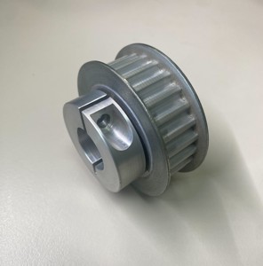 Poulie de courroie de distribution en alliage d'aluminium et d'acier à couple élevé personnalisée S2M/S3M/S5M avec traitement de hobbing - Product Image 3
