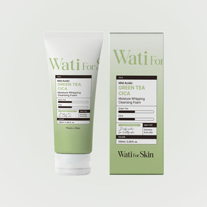 Nettoyant visage Watiforskin, mousse nettoyante légèrement acide au thé vert et au Cica, hydratante et non irritante, crème nettoyante pour le visage - Product Image 3