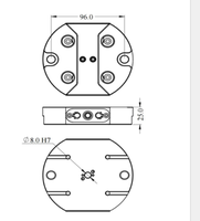 Plaque à changement rapide à point zéro de 52 mm pour fraiseuse 5 axes, 4 axes, 3 axes - Haute précision 5 kg