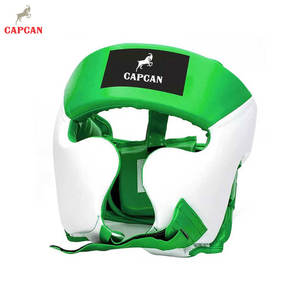 อุปกรณ์ป้องกันศีรษะสำหรับชกมวยแบบสายรัดปรับได้ เพื่อความมั่นคงของศีรษะ อุปกรณ์ป้องกันศีรษะสำหรับชกมวยประสิทธิภาพสูงสำหรับการฝึกซ้อมหนัก - Product Image 1