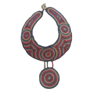 CRYSTAL CRAFT Colorful Boho <b>Polymer</b> Clay Choker Necklace African Beads Necklace Summer Beach Soft Pottery - Product Image 1