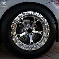 Jantes forgées personnalisées DW Beadlock Chrome Argent Gris Noir 17 18 19 20 pouces 5x127 5x120 5x114.3 pour Nissan 350z Nissmo Infiniti