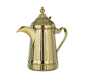 Dallah arabe martelé la plus populaire pour le service de thé et de lait lors de mariages et d'hôtels, idéale pour réchauffer le lait et le thé - Product Image 6