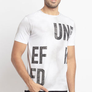 Camisetas de Hombre de Talla Grande en Negro con Estampado Gráfico Urbano, Cuello Redondo, 100% Algodón Importado, Impresión con Tinta - Product Image 2