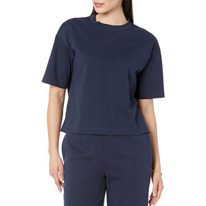 T-shirts vierges grande taille de haute qualité en coton et polyester mélangés, personnalisables avec logo imprimé, décontractés et doux pour femmes - Product Image 2