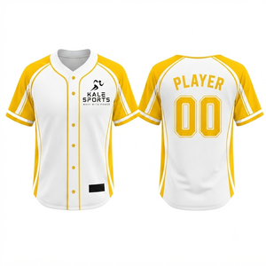 Camiseta de Béisbol de Verano al por Mayor, Sublimada, de Malla Transpirable, Antibacteriana, con Logotipo Personalizado, Tallas Grandes - Product Image 3