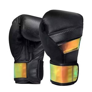 Guantes de Boxeo de Cuero Premium con Agarre para las Manos, Diseño de Dedos Completos y Correa de Muñeca Ajustable - Product Image 2