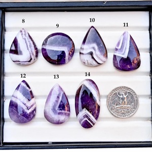Cabujones de Amatista de Encaje Sueltos, Mezcla de Tamaños y Formas, Piedras de Buena Calidad para Joyería, Directo de Fábrica - Product Image 2