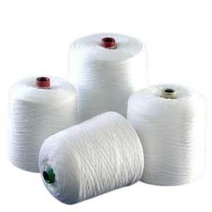 <b>Blended</b> NE 24s/1 100% Virgin Polyester <b>Yarn</b> Soft and Durable for Export Ready Knitting Breathable in India - Product Image 5