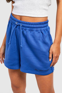 Shorts de sport personnalisés en maille pour femmes, 100 % coton molletonné, fabriqués au Pakistan - Product Image 4