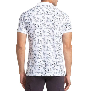 Fournisseur de polos personnalisés sublimés pour adultes, coupe athlétique pour hommes, livraison directe d'usine, polos noirs imprimés par sublimation - Product Image 6