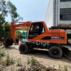 15ton Doosan DH150 pelle moyenne sur roues machines d'occasion Doosan DH150 pelle sur pneus - Product Image 4