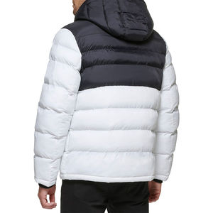 2025 latest New Fashion Men's <b>Jackets</b> Custom Logo Black and White Winter Puffer Outerwear Outdoor <b>Jacket</b> For Men - Product Image 2