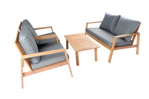 Ensemble de salon d'extérieur avec des matériaux résistants aux intempéries et une disposition pratique pour une utilisation dans la cour et sur la terrasse - Product Image 6