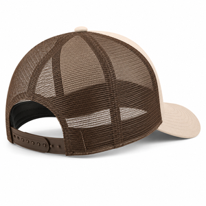 Private Label Wholesale Custom Woven Patch Distressed Trucker <b>Cap</b> Polyester Mesh Back Waxed Canvas Front For Adult Unisex <b>Caps</b> - Product Image 3