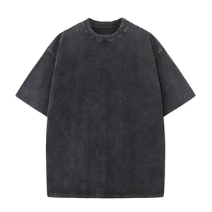 Wholesale 100% Cotton <b>Tshirt</b> Oversized Heavyweight Acid Washed T-Shirt For Men Oversize T-shirt - Product Image 1