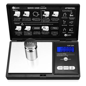 Bilancia Digitale Tascabile 200g con Precisione 0.01g, Mini Bilancia Digitale 200g x 0.01g per Alimenti, Gioielli, Once e Grammi - Product Image 1