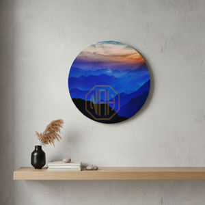 Arte de la pared de flores de Metal 3D moderno decoración con reloj colgantes de hierro para la boda decoración del hogar muebles de sala de estar - Product Image 5