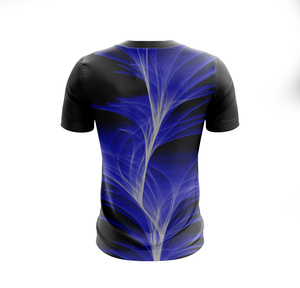 เสื้อยืดกีฬาแบบซับลิเมชั่น OEM สำหรับผู้ชายและผู้หญิง เนื้อผ้าโพลีเอสเตอร์น้ำหนักเบา แห้งเร็ว พิมพ์ลายทั่วตัว เหมาะสำหรับออกกำลังกาย ขายดีที่สุด - Product Image 4