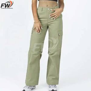 Pantalones Cargo de Color Único con Malla Interior, con Logotipo Personalizado, al Mejor Precio al por Mayor - Product Image 2