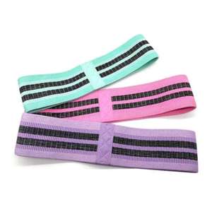 Bandas de Resistencia para Glúteos Geo Brother Co OEM, Logotipo Personalizado al por Mayor, Poliéster de Súper Calidad, Comodas, Resistencia Media, para Ejercicios de Cadera - Product Image 2