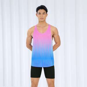 Camiseta sin Mangas Sublimada para Hombre, Camiseta Deportiva Personalizada con Estampado, Ligera y de Secado Rápido para Gimnasio, Running, Fitness y Entrenamiento - Product Image 1