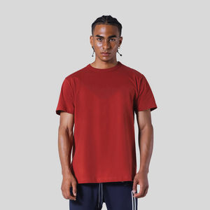 Camiseta Formal de Cuello Redondo para Hombre de Alta Calidad, Transpirable, 200 g/m², 100 % Algodón, Corte Regular, Manga Corta Deportiva - Product Image 3