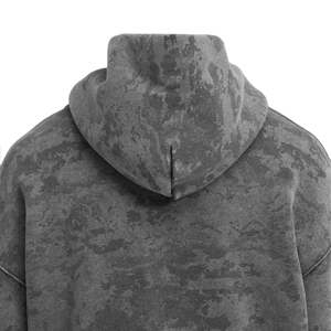 Haut à capuche uni délavé à l'acide pour homme, coupe régulière, style streetwear, qualité supérieure, 100 % coton molletonné, séchage rapide, directement de l'usine (ODM), tendance actuelle - Product Image 4