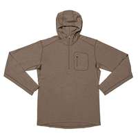 Sweat à capuche polaire thermique 1/4 zip pour homme, motif camouflage, anti-humidité, pour la chasse, le tir à l'arc et les activités tactiques en extérieur