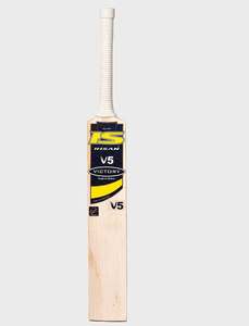 Ihsan Sports Victory V5 Light <b>Weight</b> Professional English Willow Cricket Bat with <b>Free</b> Bat Cover Extra Grip & Scuff Sheet - Product Image 3