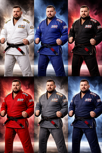Custom Academy Logo Jiu Jitsu Gi Bulk Wholesale Pearl Weave Fabric 100% Cotton 460g Breathable Quick Dry Unisex Adult - Product Image 6