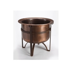 Top Qualité Extérieur Jardin Décoration En Métal Grand Jardinière Décoratif En Métal Pur Cuivre Pot De Fleur et Jardinière Avec Jambes - Product Image 4