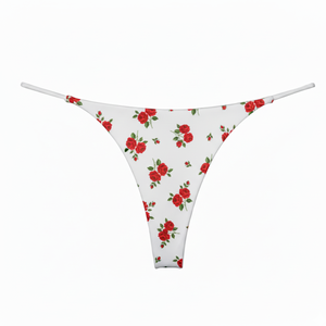 กางเกงในจีสตริงผู้หญิงขายดี ผลิตตามสั่ง ผ้าโพลีเอสเตอร์/คอตตอน เซ็กซี่ เอวกลาง ทรงทีแบ็ค บิกินี่ ระบายอากาศได้ดี เป็นมิตรกับสิ่งแวดล้อม - Product Image 3