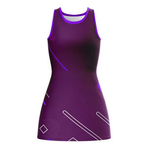 Vêtements de tennis de bonne qualité pour hommes et femmes, uniforme de netball à séchage rapide, robe et jupe de pickleball, uniforme de tennis confortable - Product Image 3