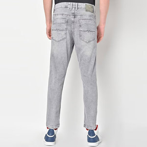 Pantalon en jean pour homme, coupe slim droite, léger, séchage rapide, prix bas, haute qualité, nouvelle arrivée - Product Image 3