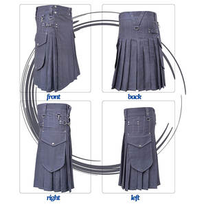 Kilt utilitaire moderne pour homme – Kilt tactique écossais avec poches à fermeture à pression pour rangement 2026 - Product Image 4