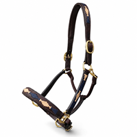 Collier de tête pour cheval OEM Western Equine en cuir de vache argentin fait main avec gravure tournesol et sangles en nylon réglables