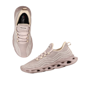 Baskets basses beiges pour hommes, légères, à lacets, chaussures de marche respirantes, chaussures de sport confortables et amorties - Product Image 6